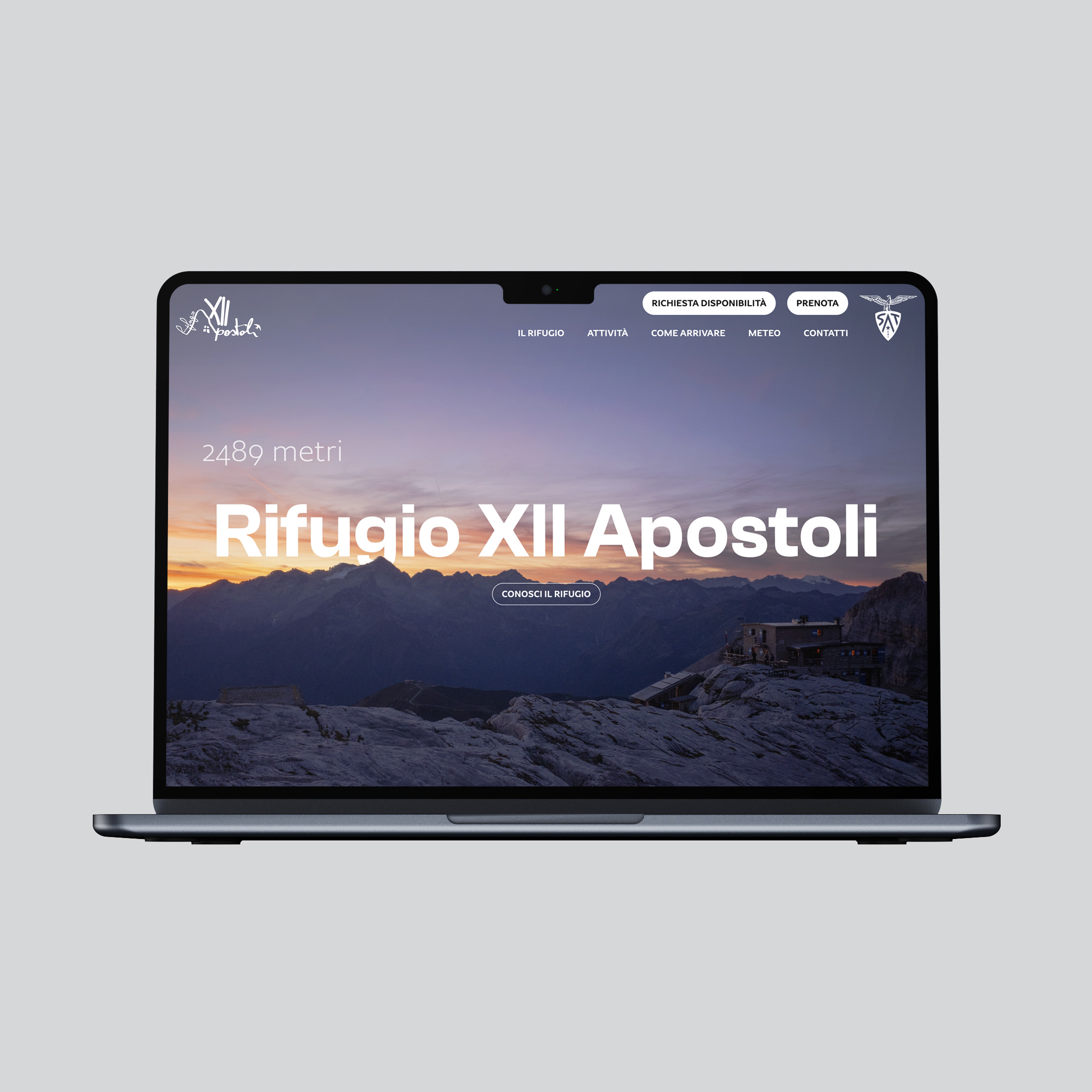 Immagine portfolio Kioo Studio per Rifugio XII Apostoli